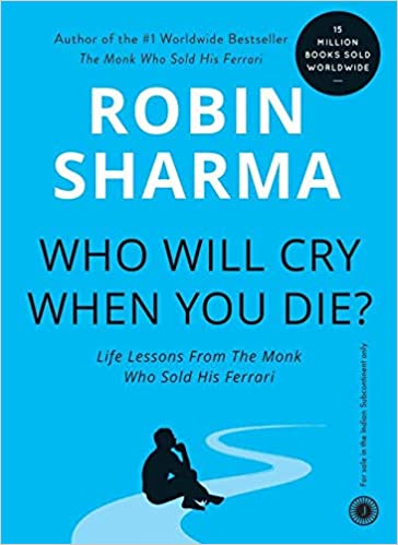 Who will cry, when you die book cover photo